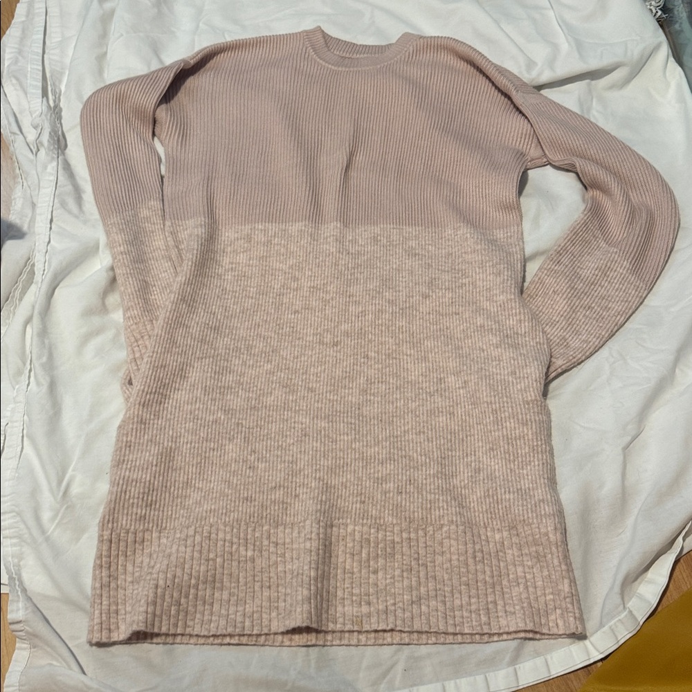 Lululemon Restful Intention Sweater in Pink Bliss/Heathered Pink Bliss.